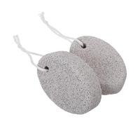 Ciieeo Lot de 2 Pierres Ponces pour Pédicure Naturelles, Couleur Gris Ivoire, Surface Poreuse Exfoliante Réutilisable, Outil Professionnel pour Éliminer Callosités et Peaux Mortes, Usage