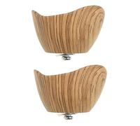 Ciieeo Lot De 2 Poignées De Couvercle Casserole Bouton De Couvercle Universel En Bois Remplacement Pour Wok Cuit-Vapeur Casserole À Soupe Isolation Et Facile À Nettoyer
