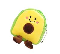 Ciieeo Lot de 2 Porte-Monnaie Mini en Tissu Motif Avocat Pochette pour Rouge à Lèvres et Câble USB Petit Portefeuille Compact pour Voyage et Usage Quotidien