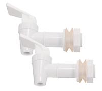 Ciieeo Lot de 2 Robinets de Remplacement en Plastique pour Distributeur D'eau, Compatible Fût en Verre et Refroidisseur, Robinet Multifonction pour Distributeur de Boissons, Débit Stable