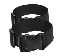 Ciieeo Lot De 2 Sangles à Bagages Réglables en Polyester Résistant Boucles Pratiques, Sangle De Valise Robuste pour Chariot De Golf Et Voyage, 3,8 Cm x 100 Cm, Multi-usages en Randonnée Et Camping