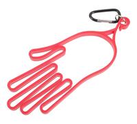 Ciieeo Lot de 2 Supports de Moufles de Golf Rouges en Plastique ABS et Métal Universels Main Gauche et Droite Anti-Rétrécissement Pratiques pour Séchage Rapide et Rangement Golf