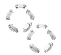 Ciieeo Lot de 20 Clips de Garde-Boue pour Vélo Collier de Serrage en Fer Robuste Accessoire Vélo Polyvalent pour Garde-Boue VTT Fixation Sécurisée Adaptée aux Usages Tout-Terrain et