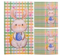 Ciieeo Lot de 20 Serviettes de Table Jetables Motif Lapin Aquarelle pour Invités, Serviettes en Papier de Pâques Décoratives, Taille Standard, pour Fêtes, Déjeuners et Repas