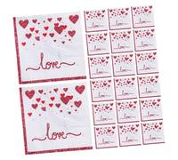 Ciieeo Lot de 20 Serviettes Jetables en Papier de Soie pour Mariage et Saint-valentin, Motif Cœur Imprimé, Dimensions Standard, Décorations de Table Élégantes pour Fêtes et Anniversaires