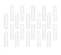 Ciieeo Lot de 20 Tubes d'Inhalation Nasale Portables en Plastique PP Blanc pour Aromathérapie Rechargeables Compatibles Huiles Essentielles Usage Quotidien et Soulagement des Sinus