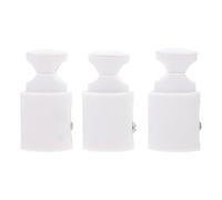 Ciieeo Lot de 3 Crochets pour Radiateur Salle de Bain en Plastique Blanc, Support Pratique pour Serviettes, Forme Unique et Chic, pour Sécher les Vêtements Mouillés