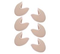 Ciieeo Lot de 3 Paires de Protège-Orteils pour Danse Classique Coussinets Tricotés Respirants en Maille Taille Courte Couleur Peau Amortisseurs pour Pointes de Ballet Femmes et Filles