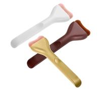 Ciieeo Lot de 3 Pinceaux pour Fond de Teint Liquide en Nylon Doux Tête Plate de Langue, Application et Confortable pour Maquillage Professionnel Femme