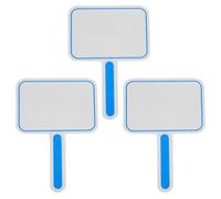 Ciieeo Lot de 3 Tableaux de Score Effaçables à Sec, Portatifs, 20x30 Cm, en Kt, Panneau D'affichage Blanc Simple Face, Mini Tableau Blanc Pratique pour Juges, Compétition et Vote