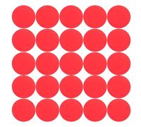 Ciieeo Lot de 30 Filtres Gel Autocollants Diamètre 66 Mm Couleur Rouge Chaud, Films Gélatines Lumineuses pour Lampes Led, Filtres de Studio Photo et Éclairage Décoratif, Usage Intérieur