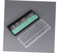 Ciieeo Lot de 30 Meules Diamantées en Acier Inoxydable, Tête de Broyage Portable Compatible Outils Multifonctions pour Céramique et Pierres Semi-précieuses