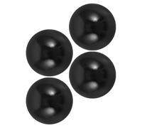 Ciieeo Lot de 4 Billes de Flipper en Plastique Noir, Boules de Rechange pour Mini Jeux de Table, Compatibles Flippers Standards, Boules Robustes pour Salle de Loisirs et Jeux D’Arcade