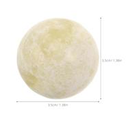 Ciieeo Lot de 4 Boules Décoratives en Pierre Imitation Marbre Naturel - 2 Noires 2 Blanches - Sphères pour Remplissage de Vase Décoration Intérieure de Table Centre de Table et Bureau