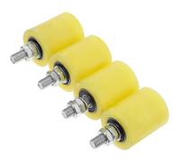 Ciieeo Lot de 4 Galets en Nylon pour Portail Coulissant Électrique, Roulettes Solide et Silencieuses, Conçues pour Portes de Garage et Clôtures