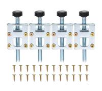 Ciieeo Lot de 4 Pieds de Nivellement Réglables Robustes pour Meubles Tables et Chaises Grosse Taille Vis de Fixation et Clé Antidérapants pour Niveler Meubles à la Maison Bureau