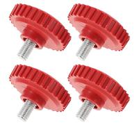 Ciieeo Lot de 4 Pieds Réglables en Plastique M8 pour Balances Électroniques, Patins Anti-vibrations et Amortisseurs Antidérapants, Support de Nivellement 60-200 Kg Cuisine et Salle