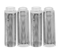 Ciieeo Lot de 4 Protections d'Entrée d'eau en Acier Inoxydable pour Filtre Aquarium Crépine Renforcée 16Mm et 12Mm Grille Fine pour Filtration Protection Poissons et Crevettes