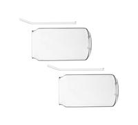 Ciieeo Lot de 4 Set de Set de Verres à Cocktail Résistants la Chaleur 350 Ml en Verre Transparent 2 Pailles Réutilisables, Gobelets Polyvalents pour Cocktails, Jus et Boissons Froides,