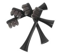 Ciieeo Lot de 4 Têtes de Brosse à Dents Électriques Noires à Poils Souples, Compatibles Brosse à Dents Sonique, Taille Standard, Rechange pour Soins Bucco-dentaires Doux et Nettoyage