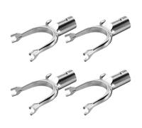 Ciieeo Lot de 4 Tuteurs pour Arbre de Verger en Alliage D'aluminium Argenté, Support Léger et Facile à Installer pour Branches D'arbres Fruitiers, Adapté aux Vergers et Jardins