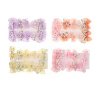 Ciieeo Lot de 40 Barrettes à Cheveux pour Petites Filles Nœuds, Design Doux et Entièrement Doublé, Matins Chargés et Sorties en Famille