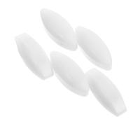 Ciieeo Lot de 5 Agitateurs Automatiques Magnétiques Blancs en Abs pour Tasses à Mélanger, Compact et Portable, pour Mélanger Boissons et Condiments