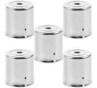 Ciieeo Lot de 5 Capuchons de Magnétron à Trou Rond en Fer Gris Clair, Accessoires de Remplacement Compatibles pour Four à Micro-ondes, Pièces Détachées Multi-marques pour Alimentation