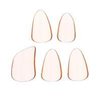 Ciieeo Lot de 5 Clous Guzheng en PC pour Ongles, Protection des Doigts, Forme Lisse et Ronde, Puissance de Pénétration Élevée, pour Jeu de Pipa et Instruments à Cordes