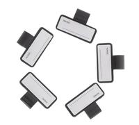 Ciieeo Lot de 5 Plaques D'identification Double-face pour Stéthoscope Clip Solide, Porte-cartes Nominatifs Pratiques pour Tubes, Accessoires Personnalisables, Usage Médical Professionnel