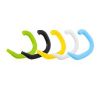 Ciieeo Lot de 5 Protège-oreilles Souples en Silicone Multicolores, Accessoires Confortables Anti- pour Masque, Gaine de Cordon Épargnant, pour Usage Quotidien et Protection Auriculaire