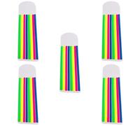 Ciieeo Lot de 5 Sets de Sets de Ensembles D'onglets D'annotation de Livre Colorés en Pet, Marqueurs de Page Repositionnables pour Faciliter la Lecture et Susciter L'intérêt,