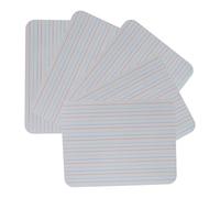 Ciieeo Lot de 5 Tableaux Blancs Portatifs Lignés 23 X 30 Cm Double Face Tableaux Effaçables à Sec avec Lignes D’écriture Manuscrite pour Salle de ureau et Apprentissage Scolaire