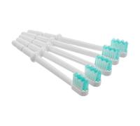 Ciieeo Lot de 5 Têtes D'embout en Plastique Vert pour Hydropulseur, Têtes de Brosse de Rechange Compatibles, Nettoyage Interdentaire, Accessoires D'hygiène Bucco-dentaire pour Usage