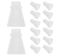 Ciieeo Lot de 50 Buses D'extincteur 1 Kg en Plastique pour Poudre Sèche, Buse Large Ouverture, Accessoires de Rechange pour Extincteurs, Adaptées la Sécurité Incendie et Intervention