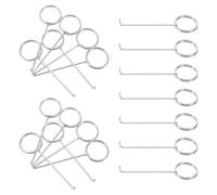 Ciieeo Lot de 50 Clés de Vidange en Acier Inoxydable 90 Mm, Crochets D'extraction pour Crépines, Outil pour Nettoyage et Débouchage Rapide des Drains de Salle de Bain