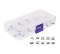 Ciieeo Lot de 50 Prises USB Femelles Micro-USB 5 Broches en Cuivre Connecteurs à Souder Adaptateurs de Remplacement pour Réparation Électronique