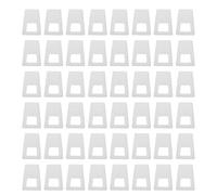 Ciieeo Lot de 50 protège-fermetures éclair pour sèche-linge : protections en silicone - préviennent les rayures, réduisent le bruit et protègent le linge, le tambour du sèche- et l’intérieur