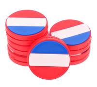 Ciieeo Lot de 6 Amortisseurs de Tennis en Silicone Drapeau Français Absorbant Les Vibrations pour Raquettes de Tennis Accessoire Réutilisable Anti-Vibration Adapté aux Joueurs Amateurs