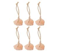 Ciieeo Lot de 6 Blocs de Sel à Lécher Naturels de Montagne pour Chevaux Bovins et Cerfs 30-50 G Chacun Source Riche en Minéraux Essentiels pour Santé du Bétail et Bien-être Animal