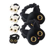 Ciieeo Lot de 6 Cordes à Cheveux en Résine, Élastiques Doux et Confortables pour Coiffures Tendances, Usage Quotidien ou Fêtes