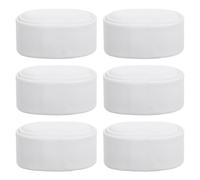 Ciieeo Lot de 6 Coussins de Présentation pour Montres Blancs en PU Souple Mini Coussins Intérieurs pour Remontoir de Montre et Rangement Bijoux Support Polyvalent et Solide et Coffrets