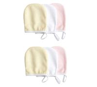 Ciieeo Lot de 6 Disques Démaquillants en Microfibre Ultrafine, Réutilisables et Lavables, Taille Petite, Couleur Aléatoire, pour Nettoyage Doux du Visage et