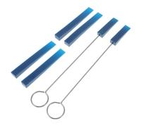 Ciieeo Lot de 6 Outils de Mise en Sourdine pour Piano en Caoutchouc Bleu, Accessoires Professionnels Antibruit Compacts pour Réglage Piano, Fourniture Silencieuse pour Accordage