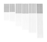 Ciieeo Lot de 60 aiguilles de nettoyage pour imprimante 3D - Aiguilles de nettoyage multi-tailles en acier inoxydable pour extrudeuse, accessoires pour éviter le blocage de la tête d'impression,