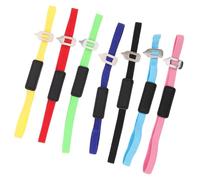 Ciieeo Lot de 7 Marque-pages Élastiques en Cuir Pu Fin et Coloré Porte-page Extensible pour Lecture Scolaire et Voyage, Signets Souples Adaptables à Toutes Épaisseurs de Livres,