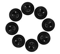 Ciieeo Lot de 8 Mini Porte-Drapeaux en Plastique pour Petits Drapeaux, Support de Poteau Décoratif 6 Trous, Base Stable pour Usage Intérieur et Extérieur, Support Miniature pour Fête