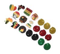Ciieeo Lot de Décorations Suspendues Tourbillonnantes PVC pour Mois de Histoire des Noirs Décorations de Fête Colorées et Amusantes Styles Aléatoires