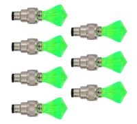 Ciieeo Lumière de Vélo LED Noyaux Fluorescents Verts 7 Pièces, pour Roue | Moto et Vélo, Visibilité Accrue, Usage Nocturne, Accessoire Lumineux Vert, Sécurité en Déplacement