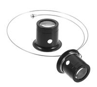 Ciieeo Lunettes à Bandeau Loupe Frontale 5X et 10X Verre en Acier, Outil de Précision pour Réparation de Montres, Bijouterie et Inspection Fine, Usage Industriel et Horloger